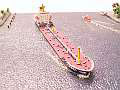 Tanker Hummel verl�sst den Nord-Ostseekanal