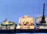 Im Modell v.l.n.r MHM T-72, Umbau T-72 AUF1, HELLER AMX 30AUF1...
