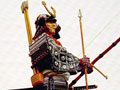 Samurai mit Yumi-Bogen