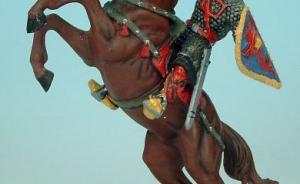 Mittelalterlicher Kämpfer zu Pferd