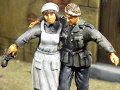 Wounded German with German Nurse