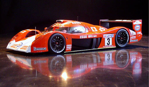 Toyota GTOne TS020 Hinweis Tamiya zeigt den GTOne stets mit 