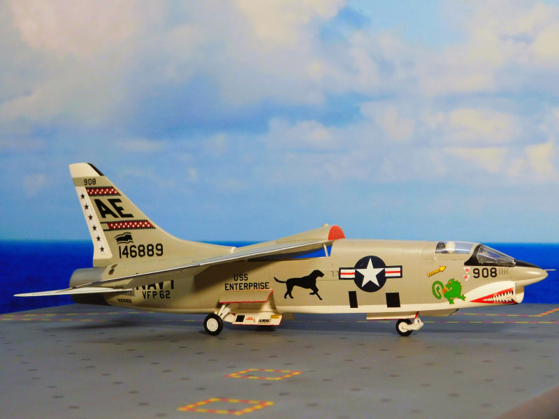 Vought RF-8A (F8U-1P) Crusader BuNo. 146889 Light Photographic Squadron VFP 62 - USS Enterprise 1963