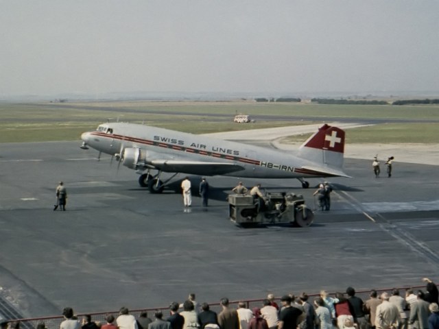 DC-3 HB-IRN der Swiss Air Lines (Foto Mila Daniel)