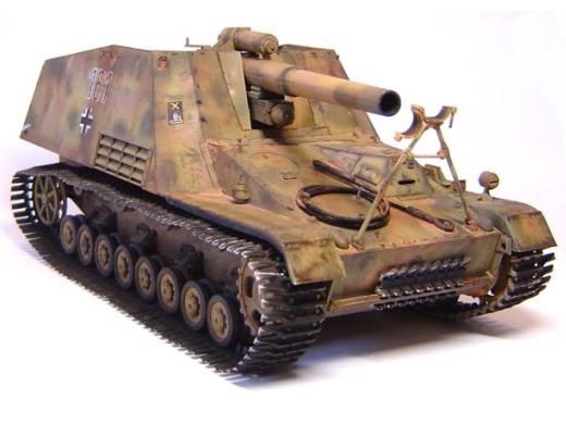 Panzerhaubitze Hummel Sd.Kfz. 165, frühe Ausführung