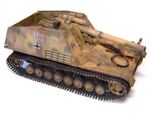 Panzerhaubitze Hummel Sd.Kfz. 165, frühe Ausführung