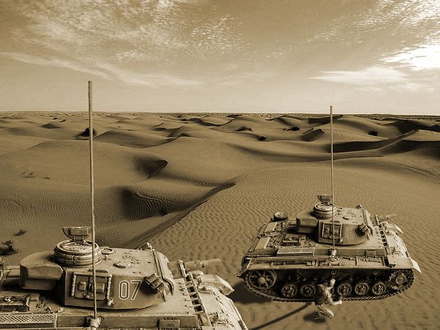Rommels Panzerdivision in Tunesien (Sahara)