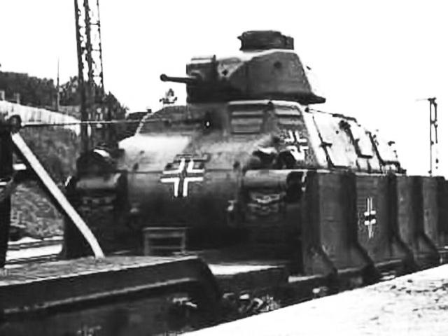 Das Original als Bestandteil eines deutschen Panzerzuges