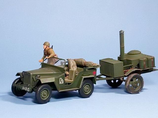 ...und als fertiges Modell im (un�blichen) Gespann mit einem GAZ-67