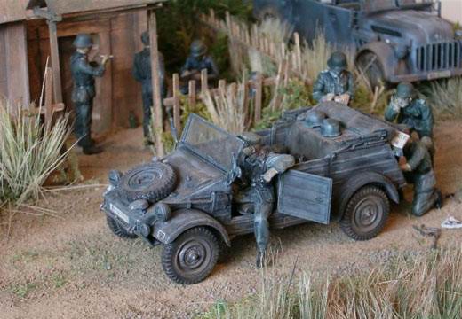 K�belwagen mit Problemen