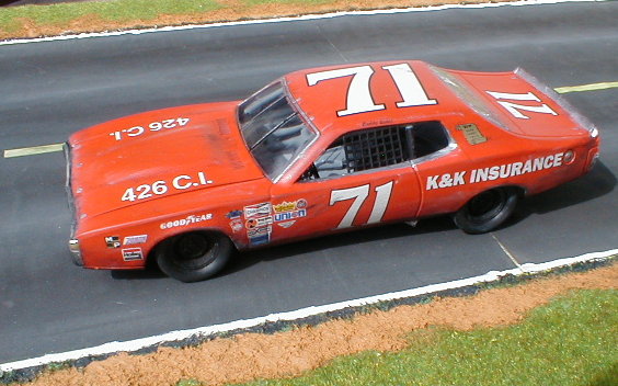 1973 Dodge Charger 71 KK Insurance Buddy Baker