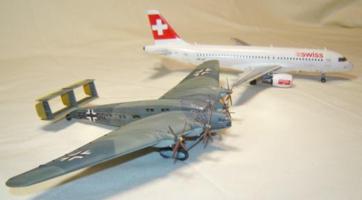 Ein Gr��envergleich mit einem Airbus A-320. Wow!