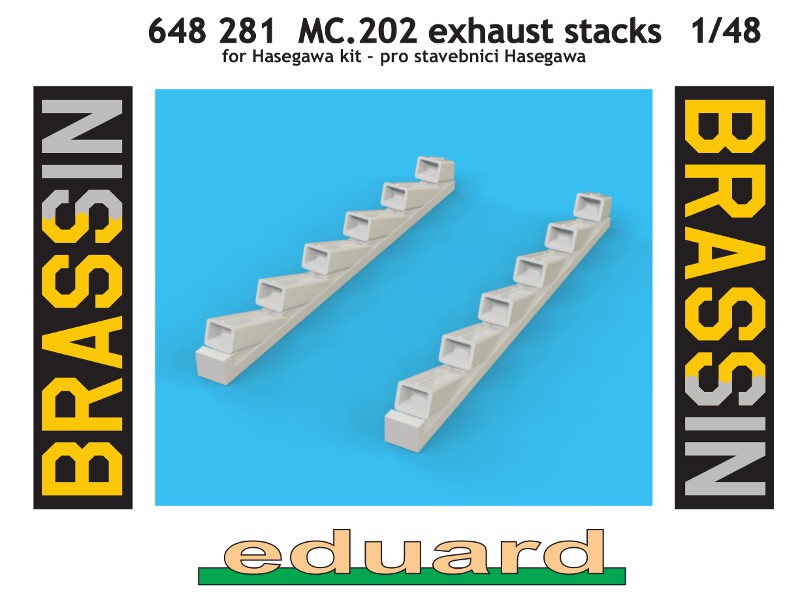Eduard Brassin - MC.202 exhaust stacks