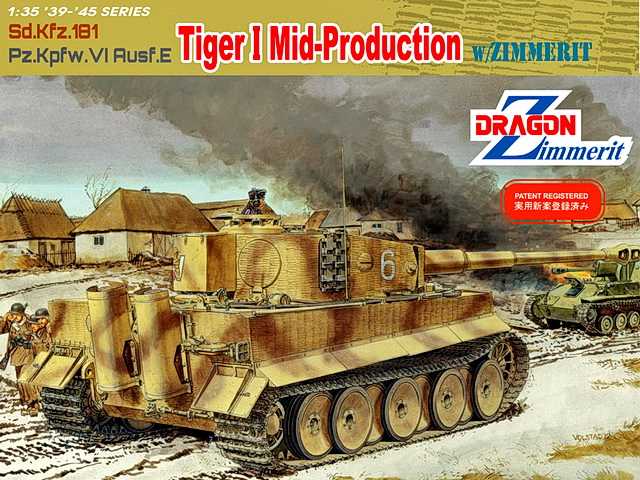 Bausatz-Cover des ''Tiger I Mid production'' von DRAGON