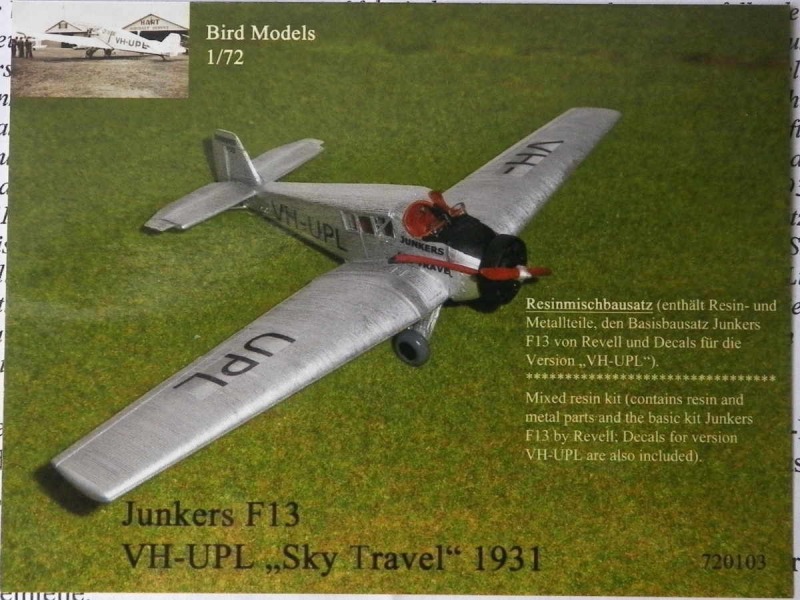 Bird Models - Junkers F 13 