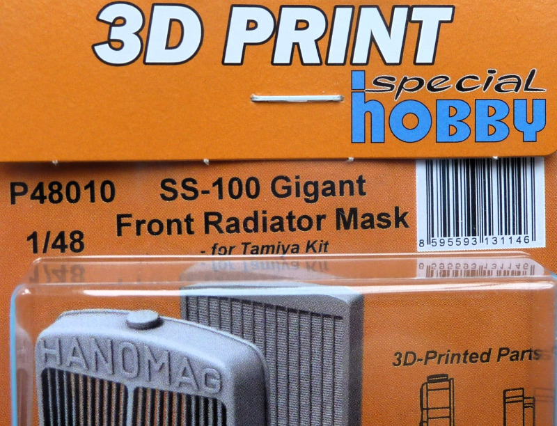 Tamiya - SS-100 Gigant Front Radiator Mask for Tamiya Kit