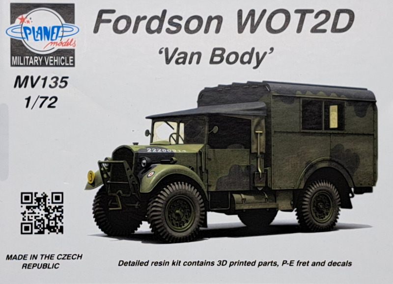 Planet Models - Fordson WOT2D Van Body