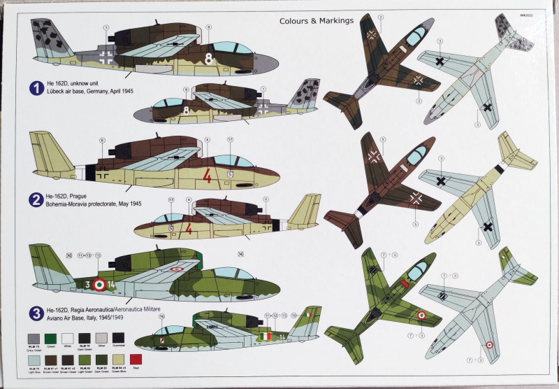 AZ model - Heinkel He 162 D Salamander