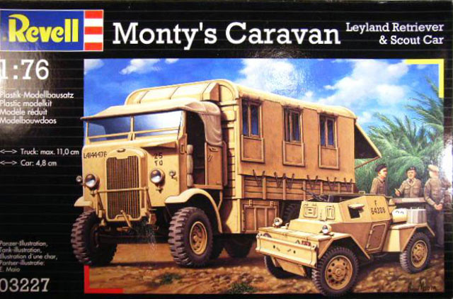Revell - Monty’s Caravan Leyland Retriever & Scout Car