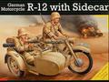 German Motorcycle R-12 with Sidecar