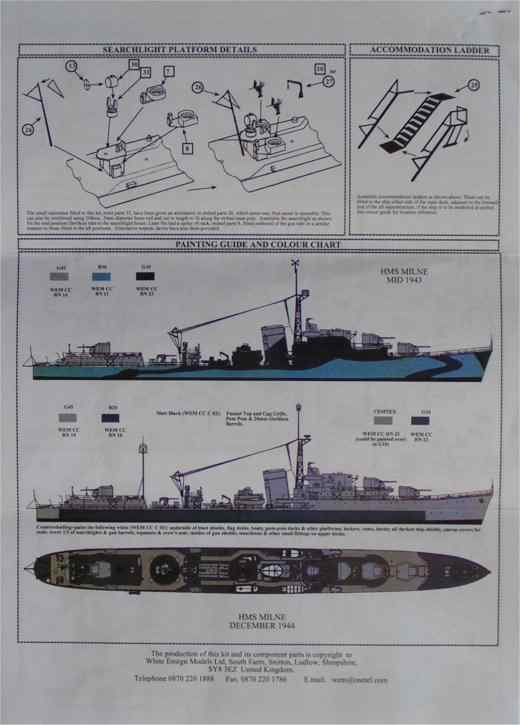 White Ensign Models - HMS Milne