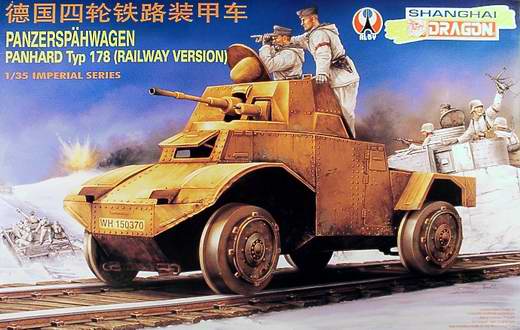 Dragon - Panzerspähwagen PANHARD 178 / Railway Version