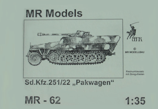 MR Models - Sd.Kfz.251/22 Pakwagen