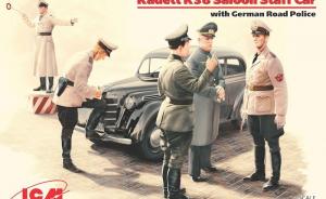 : Kadett K38 Saloon Staff Car with German Road Police