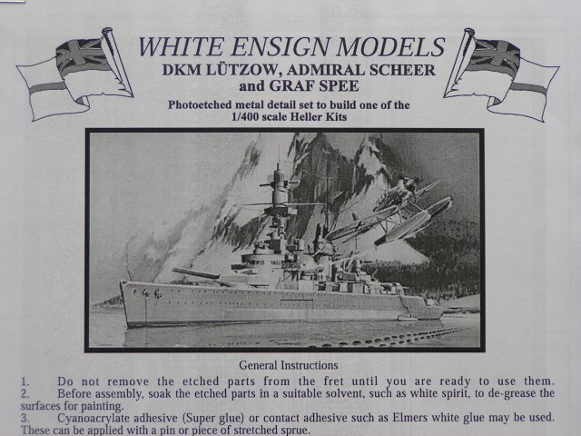 White Ensign Models - German Pocket Battleships