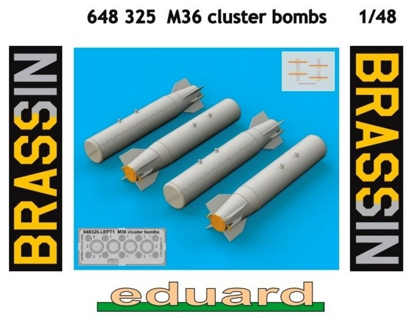 Eduard Brassin - M36 cluster bombs