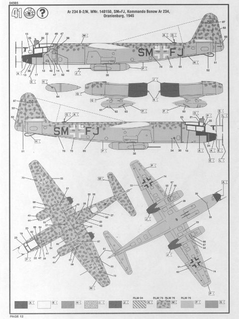 Revell - Arado Ar 234 B-2/N "Nachtigall"
