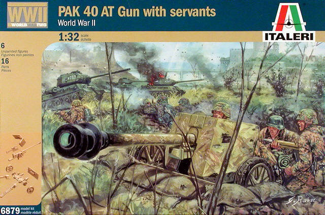 Italeri - Pak 40 AT Gun with servants