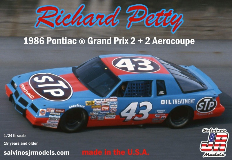 Salvino´s JR Models - Pontiac Grand Prix 2+2 1986 Blue Max Racing
