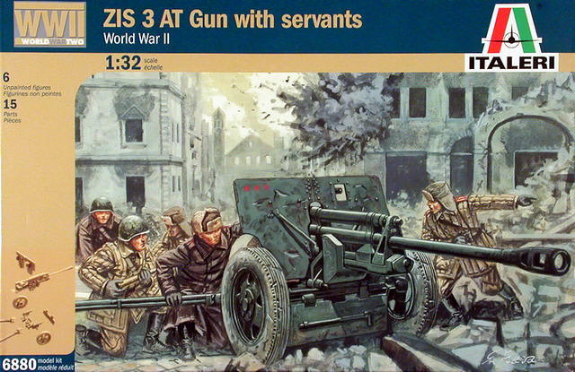 Italeri - ZIS 3 AT Gun with servants