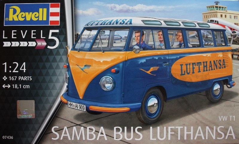 Revell - VW T1 Samba Bus Lufthansa