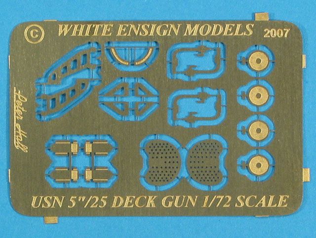 White Ensign Models - USN 5"/25 Deck GUN