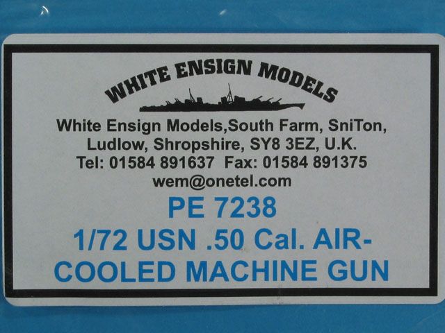 White Ensign Models - USN .50 Cal. AIR-COOLED MACHINE GUN