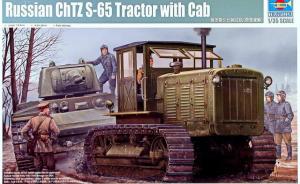 Russsian ChTZ S-65 Tractor with Cab