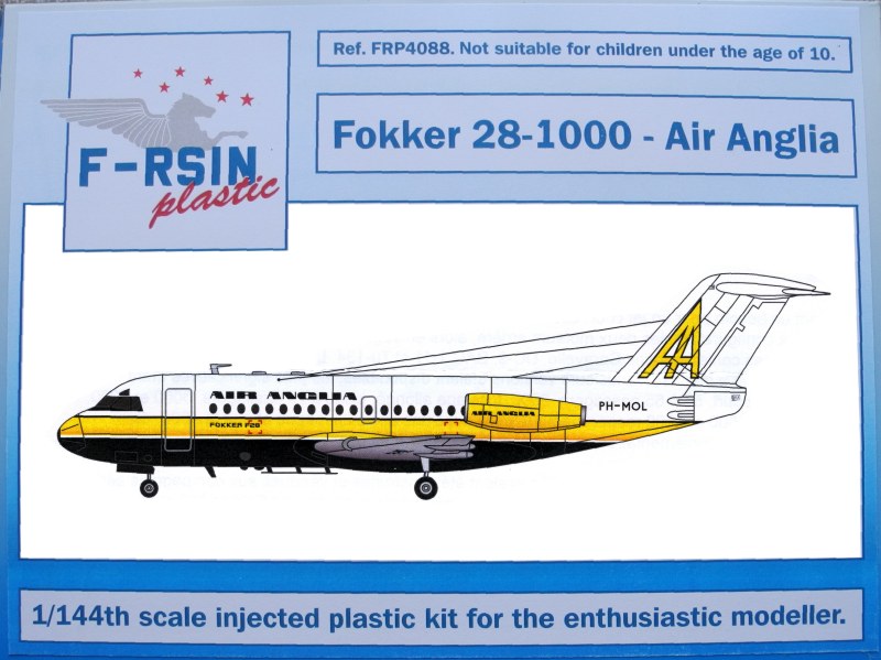 F-RSIN - Fokker 28-1000 - Air Anglia