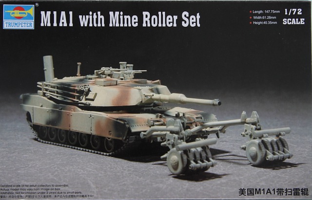 Trumpeter - M1A1 with Mine Roller Set