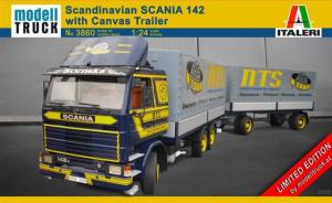 : Scandinavian SCANIA 142 with Canvas Trailer