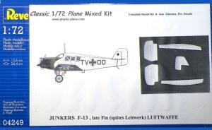 Bausatz: Junkers F 13 late Fin Luftwaffe