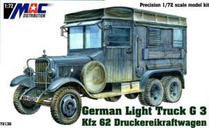 : German Light Truck G 3 Kfz 62 Druckereikraftwagen