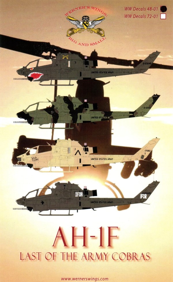 Werner's Wings - AH-1F Last of the Army Cobras