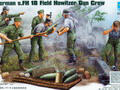 German s.FH 18 Field Howitzer Gun Crew