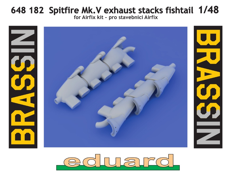 Eduard Brassin - Spitfire Mk.V exhaust stacks fishtail