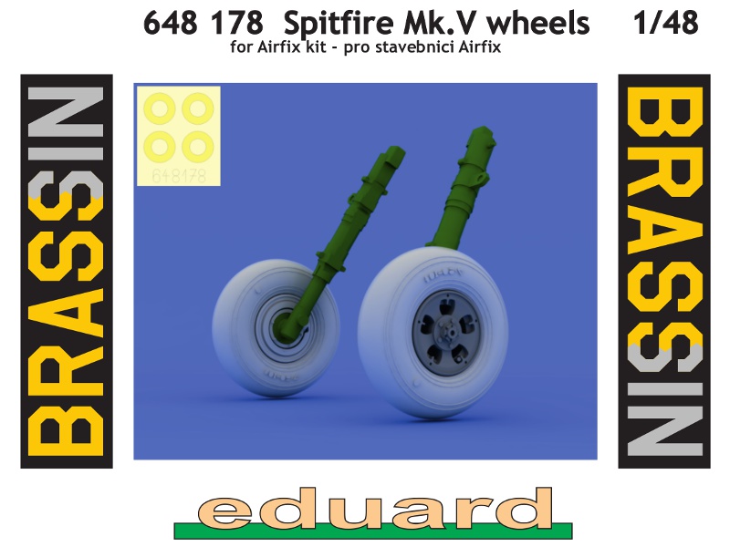 Eduard Brassin - Spitfire Mk.V wheels