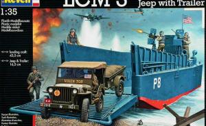 LCM 3 / 50ft landing craft & Jeep with Trailer