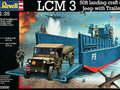 LCM 3 / 50ft landing craft & Jeep with Trailer
