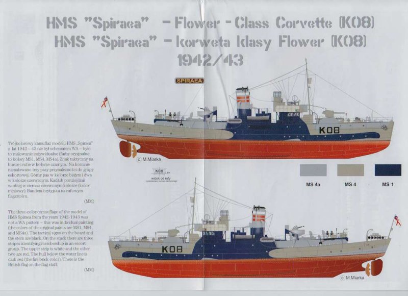 Mirage Hobby - HMS Spiraea